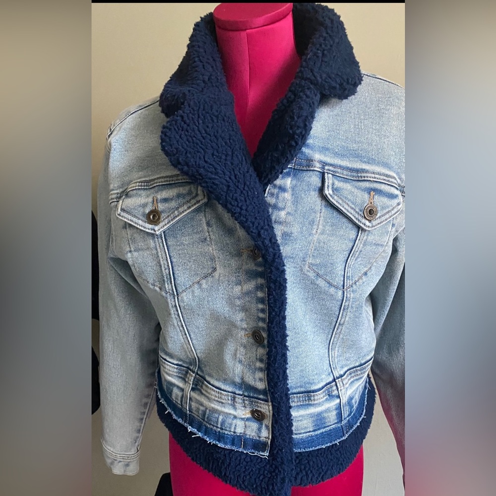 Ella Moss Blue Jean Cotton Jacket